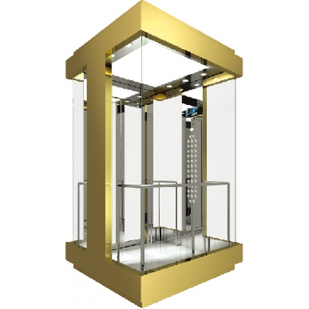 KL-G2409, Panoramic elevator, Load Capacity 450Kg~2000Kg