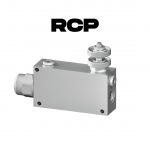 RCP - 3 ways flow control valves, pressure compensated with exceeding flow to pressure