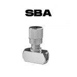 SBA - Bidirectional flow control valves, panel fixing