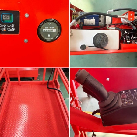 3m Mini electric scissor lift, Maximum platform height 3.00m,  Safe working load  260kg