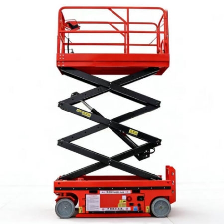 Honway, 6m Electric self-propelled scissor lift, Maximum platform height 6.00m, Safe working load  500kg