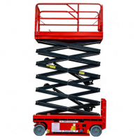 14m Electric self-propelled scissor lift, Maximum working height  15.7 m, Safe working load  227 kg