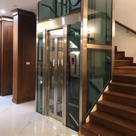 Vinalift home elevator, Load capacity  250kg – 300kg –  350kg, Speed  30 m/min – 60 m/min