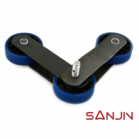 SANJIN Escalator Step chain, Pitch 133.33, Wheel 70/76*25*6204