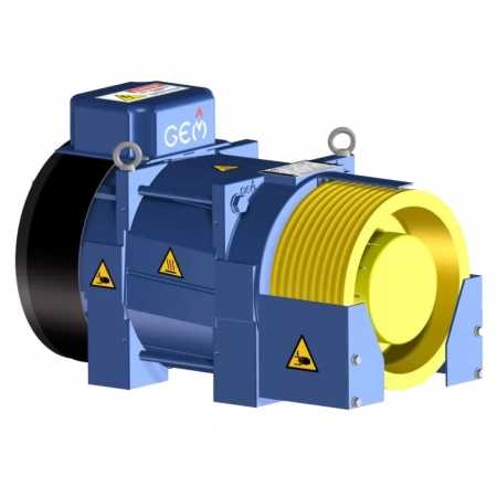 GLS26 - Gearless for 6-8 passengers lifts, 2/1, speed up to 1,6m/s.