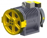 Gearless Traction Machine With Disc Brake - IR450-050 (AC220V – Ø240 mm)