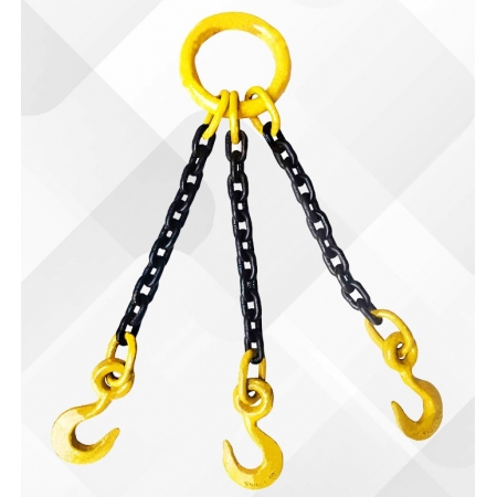 Three Leg Chain Slings, Capacity Up to 70 Ton