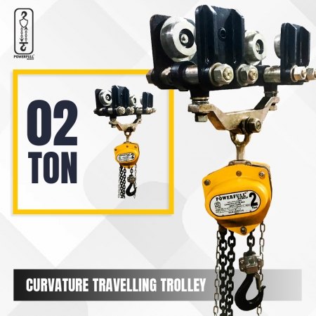 Curvature Travelling Trolley - Pull Push Type -  2 ton capacity