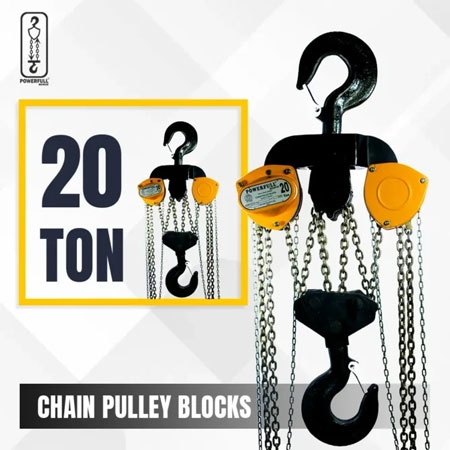 Top-Notch Light & Compact Chain Pulley Blocks, Capacity  0.5ton to 50 Ton