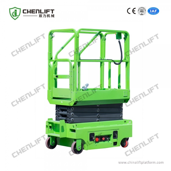 3.9 m Platform Height 240 kg Load - Mini Mobile Scissor Lift - MK390