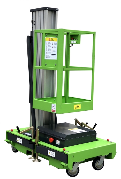 Pushing Around Vertical Mast Lift - ME1000-1