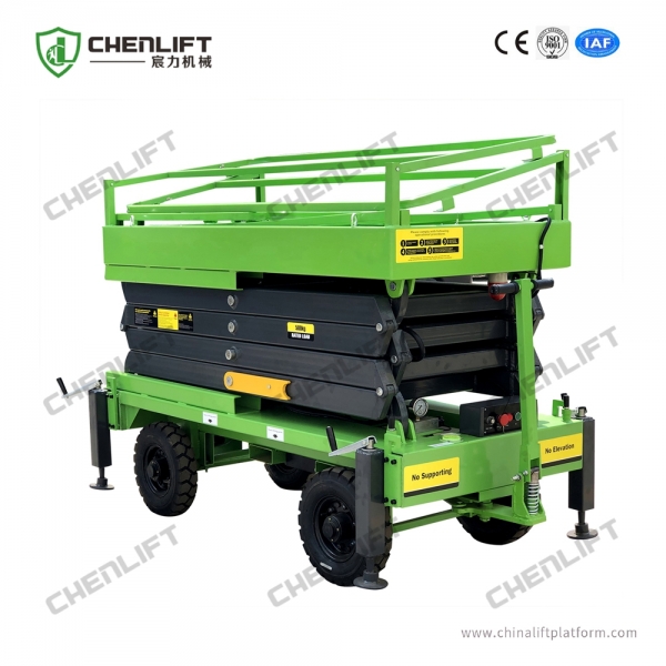 Manual Pushing Mobile Scissor Lift - MK600T