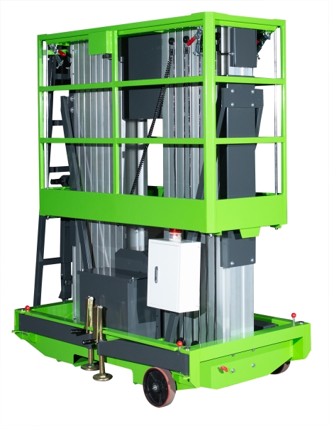 Pushing Around Vertical Mast Lift - ME1400-2