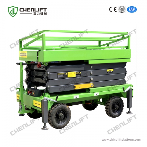 Manual Pushing Mobile Scissor Lift - MK900T