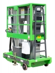 Pushing Around Vertical Mast Lift - MT600-2