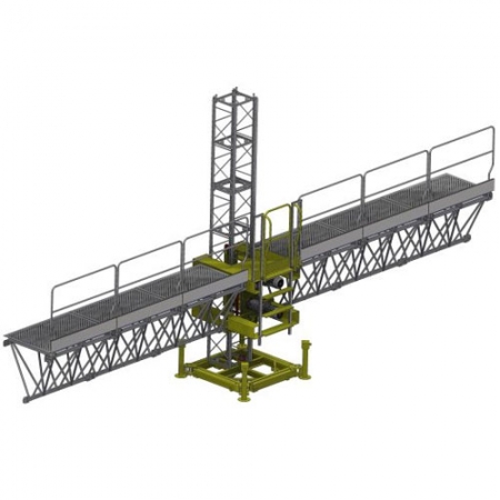 WRLIFT, FC1250 Mast Climbing Work Platform, Max Height: 200 mt, Capacity: 1250 Kg (Single Column), 2500 Kg (Double Column) Speed: 8 m/min.