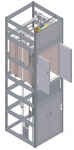 Goods lifts with self-supporting structure - Capacity 300-2000 Kg
