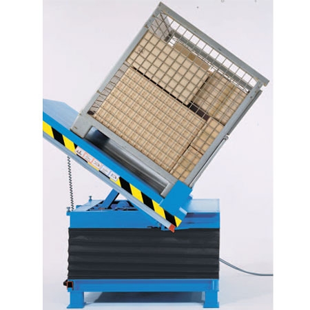 Lift an tilt table HKT 1500, Tilting heavy loads,  it suitable for heavyduty containers with a weight of 1500 kg