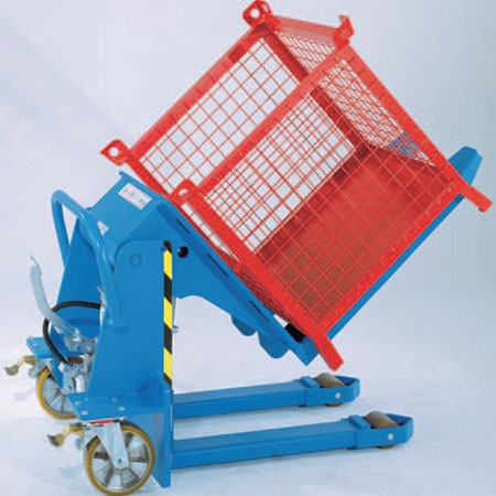 Container lifter, Tilt angle up to 90°, Load-bearing capacity of 1000 or 1500 kg
