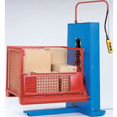 Container lifter, Lift and tilt in one single operation