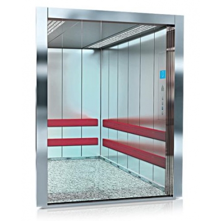 Hairline Stainless Steel Freight Elevator Cabin - GNTK 20