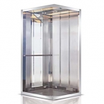 Hairline Stainless Steel Passenger Elevator Cabin