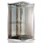 Decorative Stainless Steel Passenger Elevator Cabin