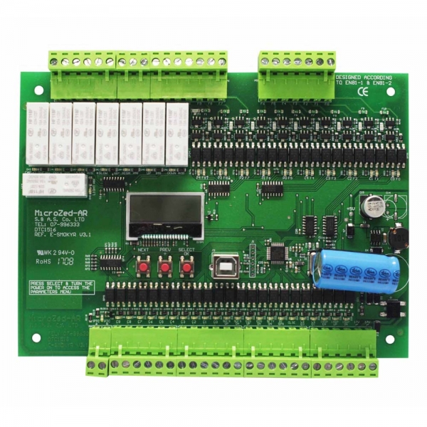 ELEVATOR CONTROLLER 10 STOPS AUTOMATIC PUSH BUTTON WITH RELAYS − MICROZED AR V3.1