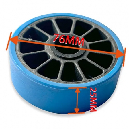 76*25mm Escalator step roller