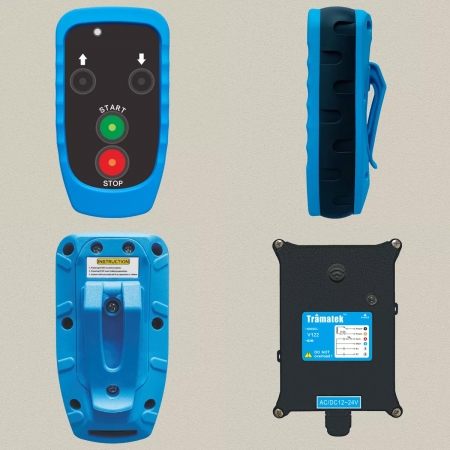 V122 Radio Control Winch Control 2 function keys wireless remote