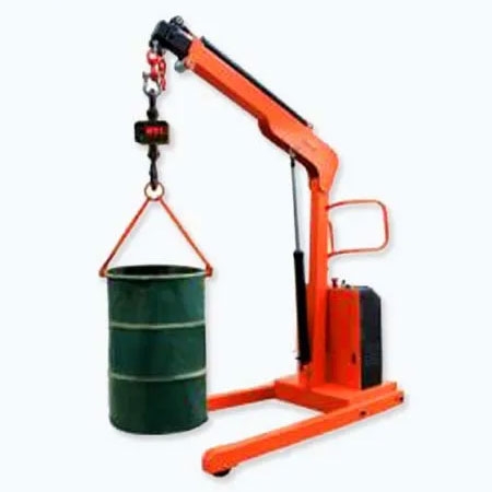 Maxxlift Semi Electric Single Arm Crane, Max Rated load 1000Kg, Max Boom length 2090 mm