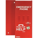 ADA Compliant Red Emergency Phone for Installation in Elevator Phone Box - K-1600-EHFA